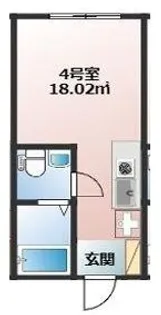 神奈川県大和市上和田【アパート】の間取り