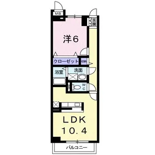 プリムローズ【2階】の間取り