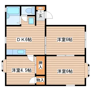 レクサス南光台I【2階】の間取り
