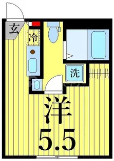 Buzz西新井【4階】の間取り