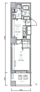 レグゼアゼスト横濱関内【10階】の間取り