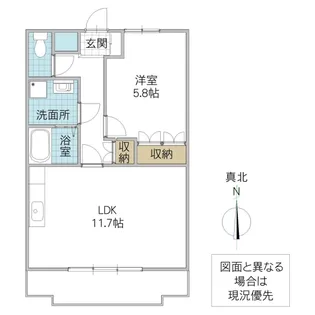フォル・ルスト【1階】の間取り