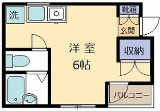 ウエシーコート向丘【1階】の間取り