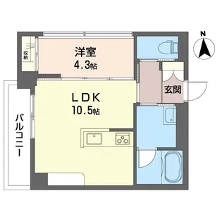 アートヒルズ中野新橋【3階】の間取り