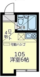 ユナイト南太田ジェラール・ピケ【1階】の間取り