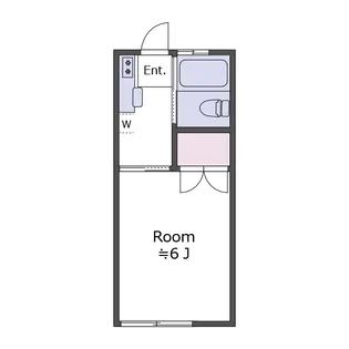 ジョイ梅野【1階】の間取り