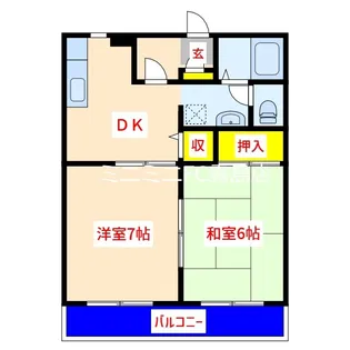 クオリティハイツI【1階】の間取り