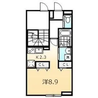 グレース光南【1階】の間取り