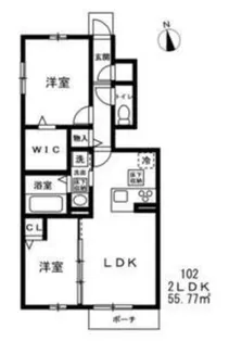 西東京市中町新築【1階】の間取り