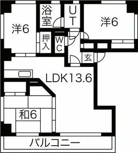 メゾン ド ファミーユ【2階】の間取り