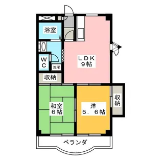 ヴィラ・パークメイト【3階】の間取り