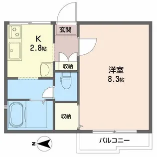 Sun Hill M.M【1階】の間取り