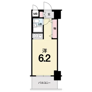 朝日プラザ知寄町パサージュ【3階】の間取り