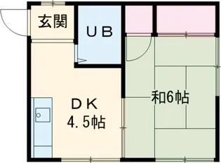 ハイツLA【2階】の間取り