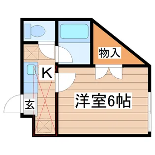 ソレイユ増田【2階】の間取り