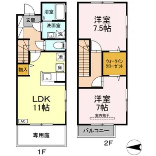 HARRISONS COAT SHIMIZUの間取り