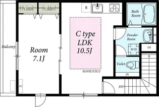 リブリ・カーサブランカ【2階】の間取り