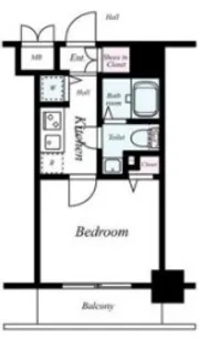 ステージグランデ茗荷谷【10階】の間取り