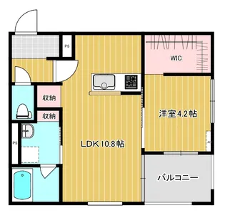大津新築アパート【1階】の間取り