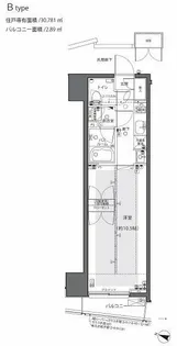 東京都新宿区西新宿3【マンション】の間取り