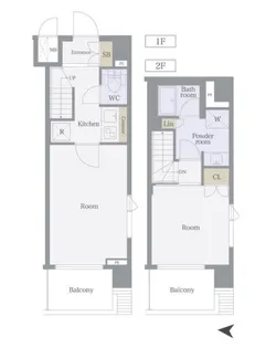ルーブル錦糸町弐番館【7階】の間取り