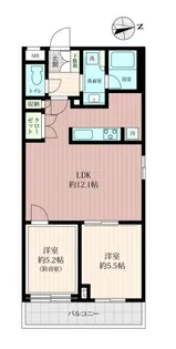 「防音マンション」プラネソシエプラス桜台【1階】の間取り