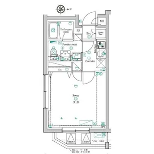 レアライズ蒲田【3階】の間取り