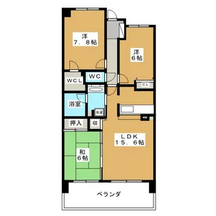 グランループ【14階】の間取り