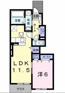 ブリーズ【1階】の間取り