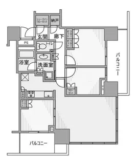 東京都江戸川区南小岩6【マンション】の間取り
