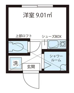 東京都新宿区大久保2【アパート】の間取り