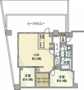 東京都大田区南馬込6【マンション】の間取り