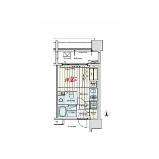 東京都大田区西蒲田7【マンション】の間取り