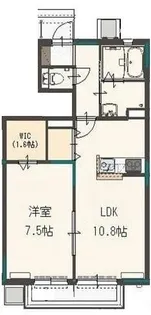 メゾンドアレーズ【1階】の間取り