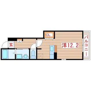 サンライズ・M【1階】の間取り