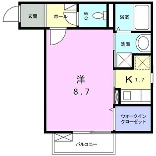 東京都狛江市猪方3【アパート】の間取り