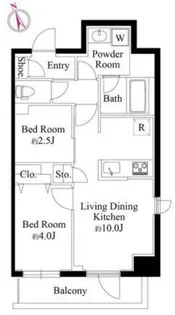 グランパセオ浅草橋II【10階】の間取り