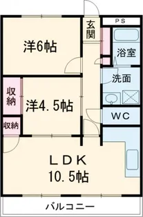 ルーチェSAKAE【1階】の間取り