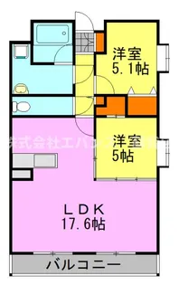 ラ・プルミエール【3階】の間取り