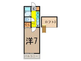 ラ・ムラージャ【2階】の間取り