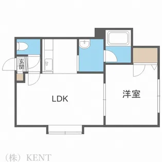 ノースハイム49【3階】の間取り