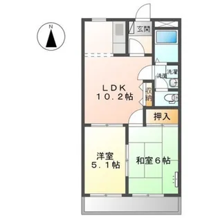 ファインヴィーブル参番館【1階】の間取り