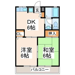 こじまハイム【1階】の間取り