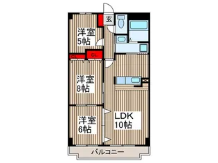 MM大宮【3階】の間取り