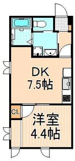 ラヴィエント綾瀬【2階】の間取り