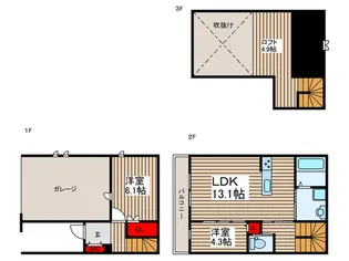 コステッラツィオーネ【1階】の間取り
