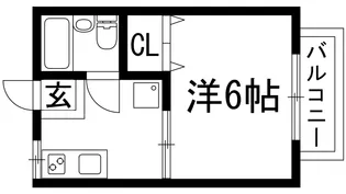 ペニーレイン2【2階】の間取り