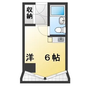 栄マンションS棟【6階】の間取り