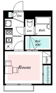 レオパレスクワトロ【3階】の間取り
