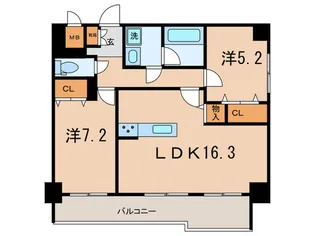 JCE南森町【4階】の間取り